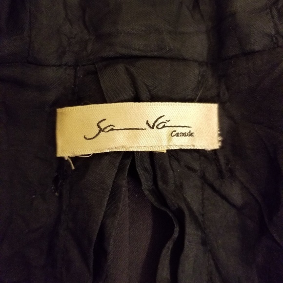 SOLD! Sa Va Canada Women's Black Hooded Jacket - Picture 8 of 8